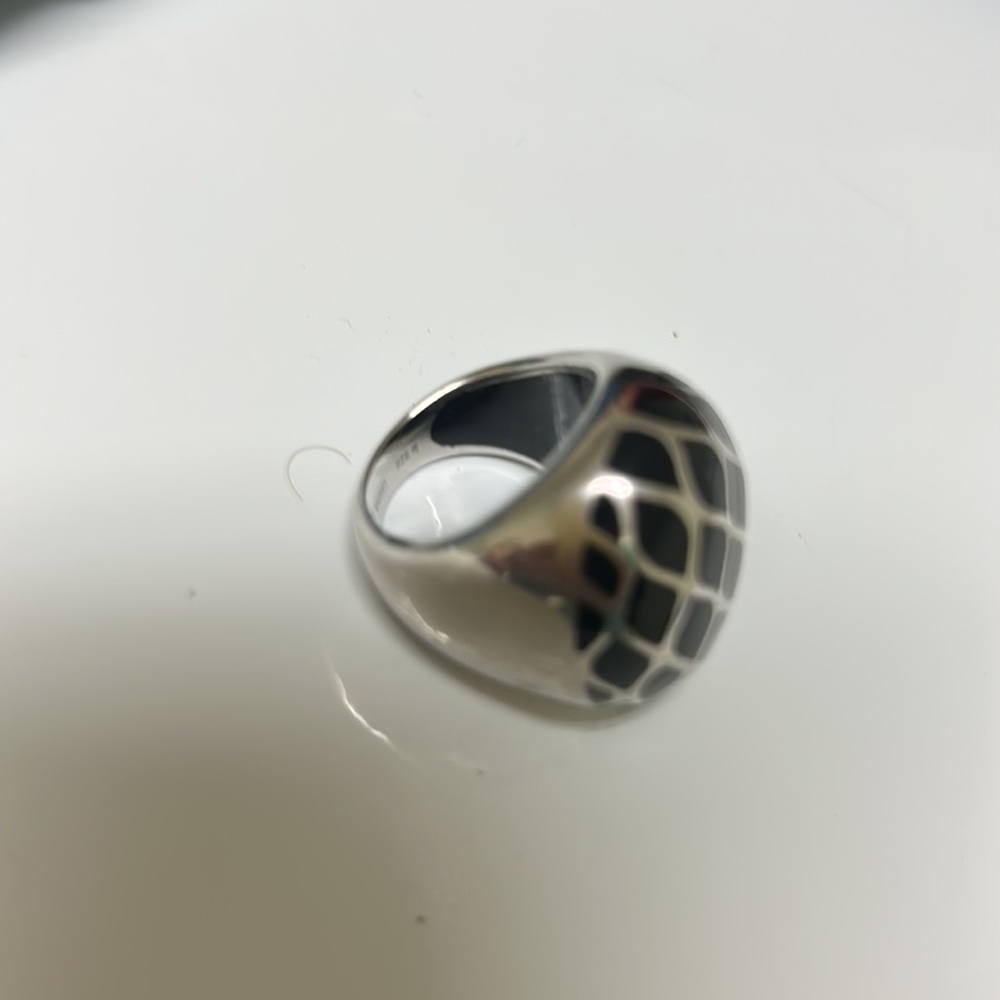 Huge Sterling Silver ‘Dome’ Ring. Substantial Rin… - image 2